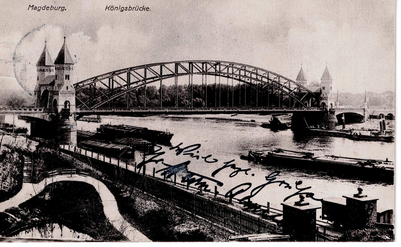 Magdeburg. Koenigsbruecke.