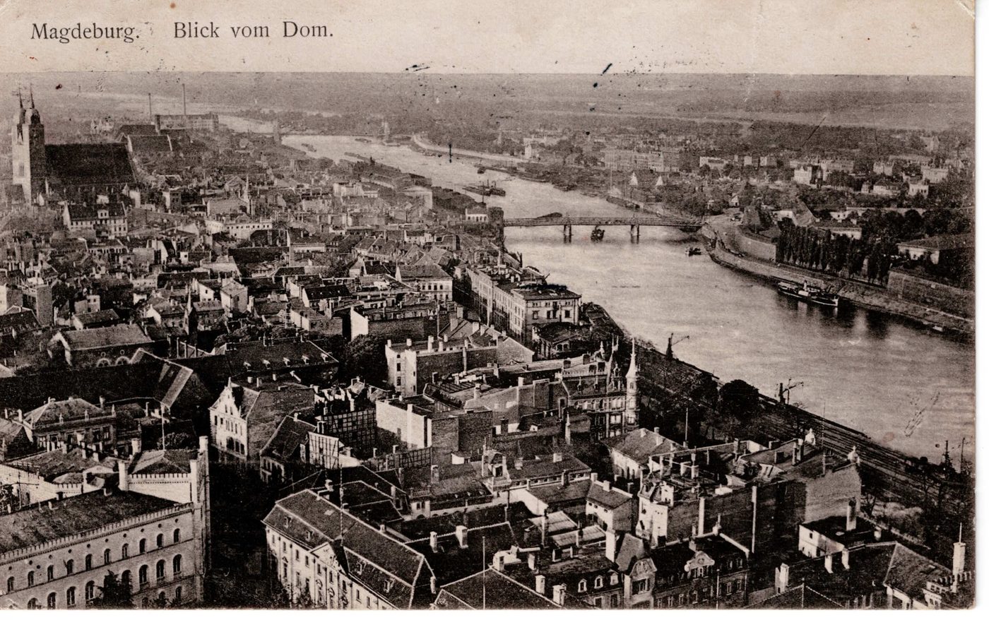 Magdeburg. Blick vom Dom.