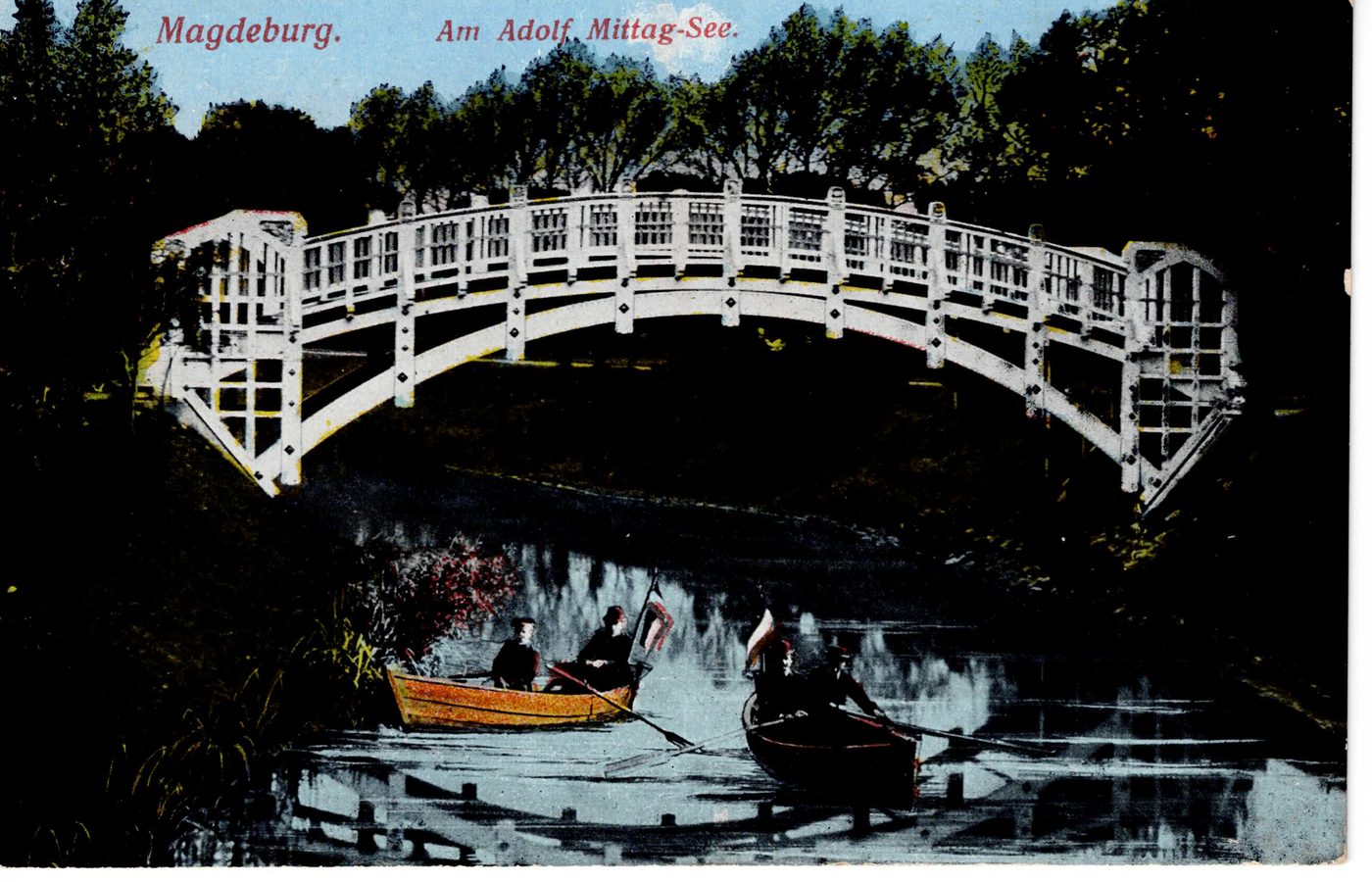 Magdeburg. Am Adolf. Mittag-See.