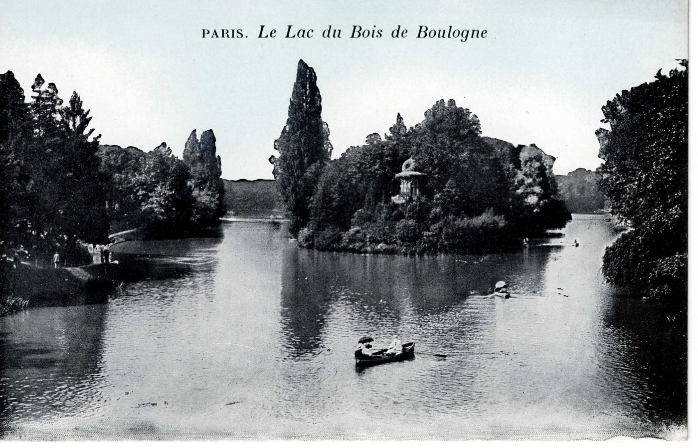 PARIS. Le Lac du Bois de Boulogne