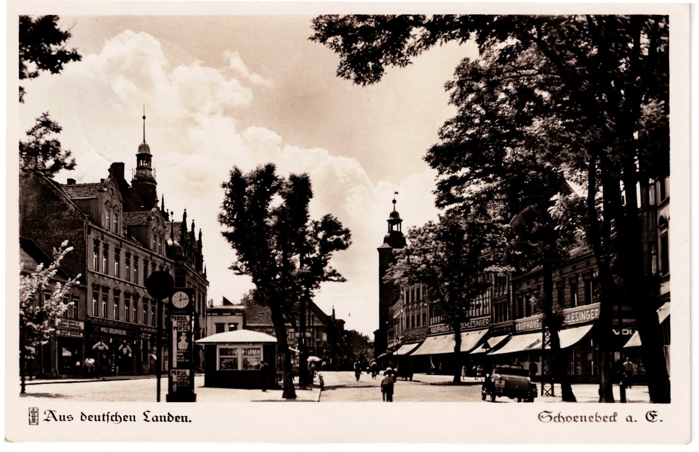 Aus deutschen Landen. — Schoenebeck a. E. [Der Markt]