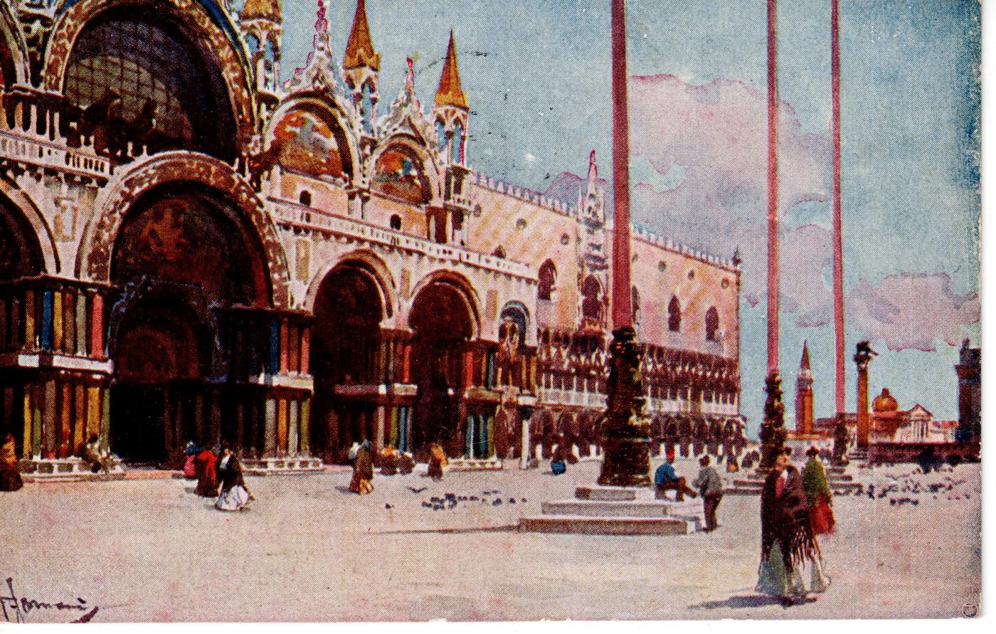 VENEZIA – Piazza e Chiesa S. Marco.